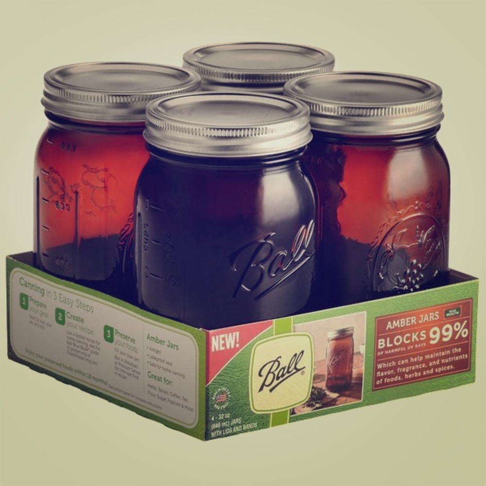 Ball Regular Mouth 32-Ounces Mason Jar 4 set